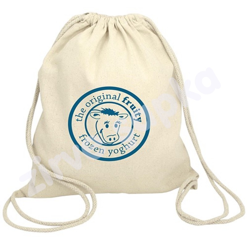 İpli Büzgülü Ham bez Çanta