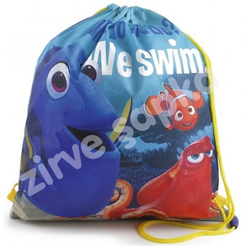 İpli Tela Oyuncak Torbası