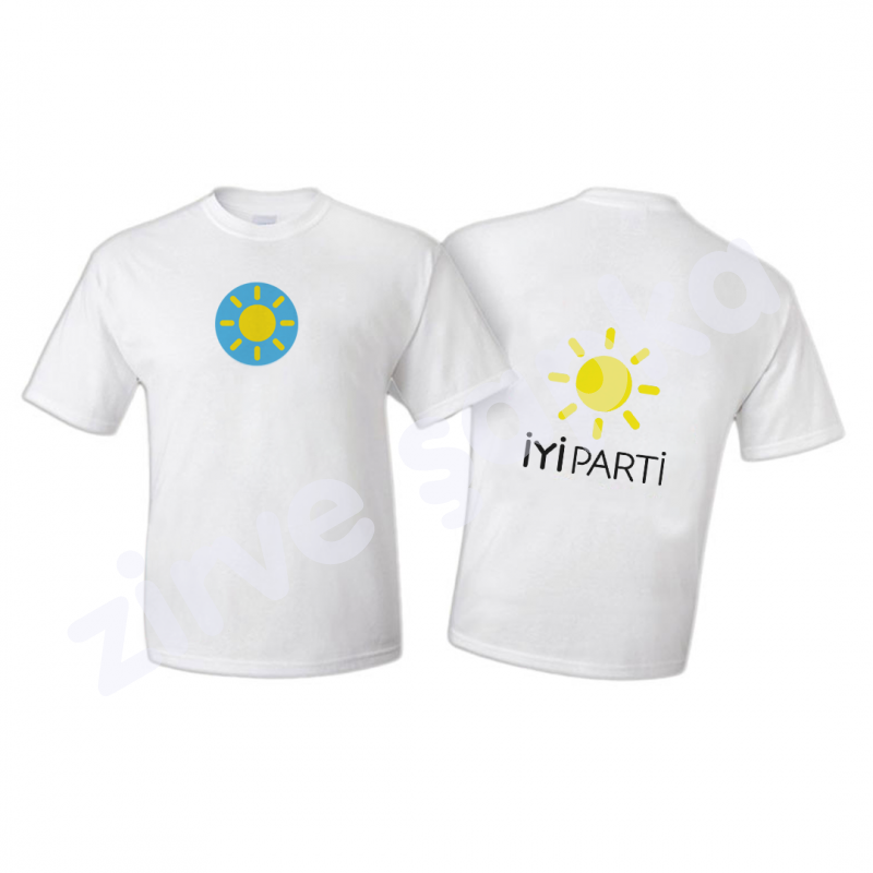 İyi Parti Promosyon Sıfır Yaka Tişört