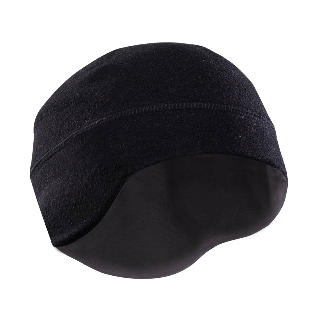 Kulaklı Siyah Polar Bere